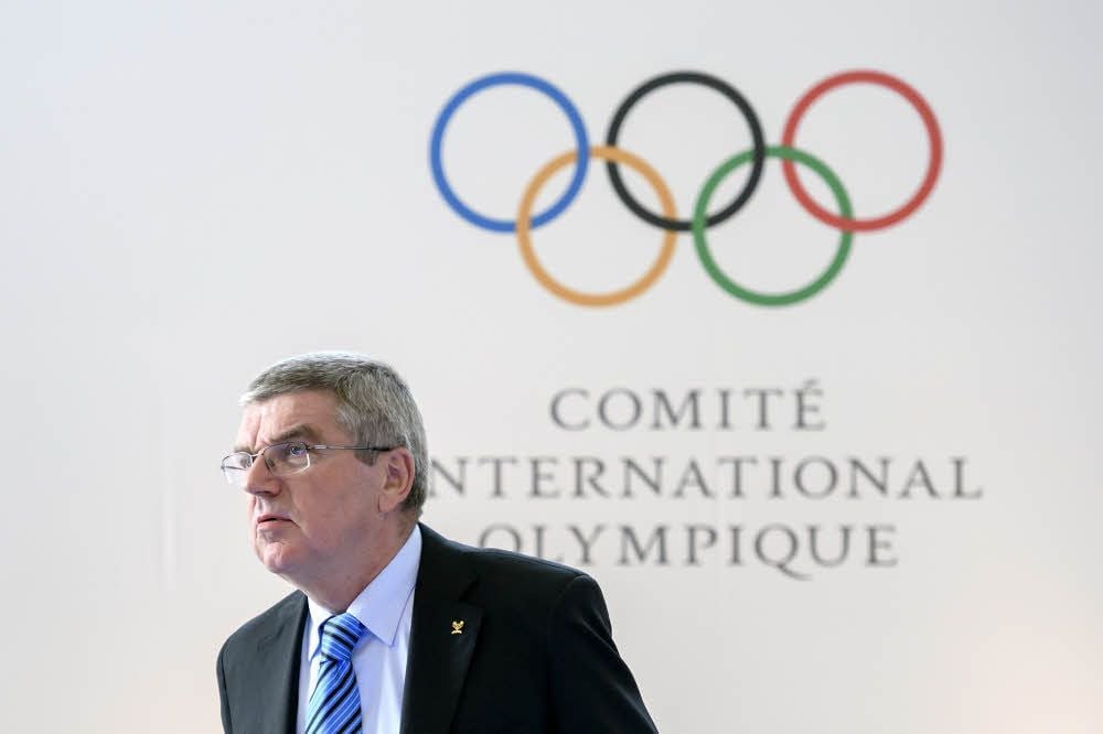 IOC-Präsident Bach beim Olympic Summit
