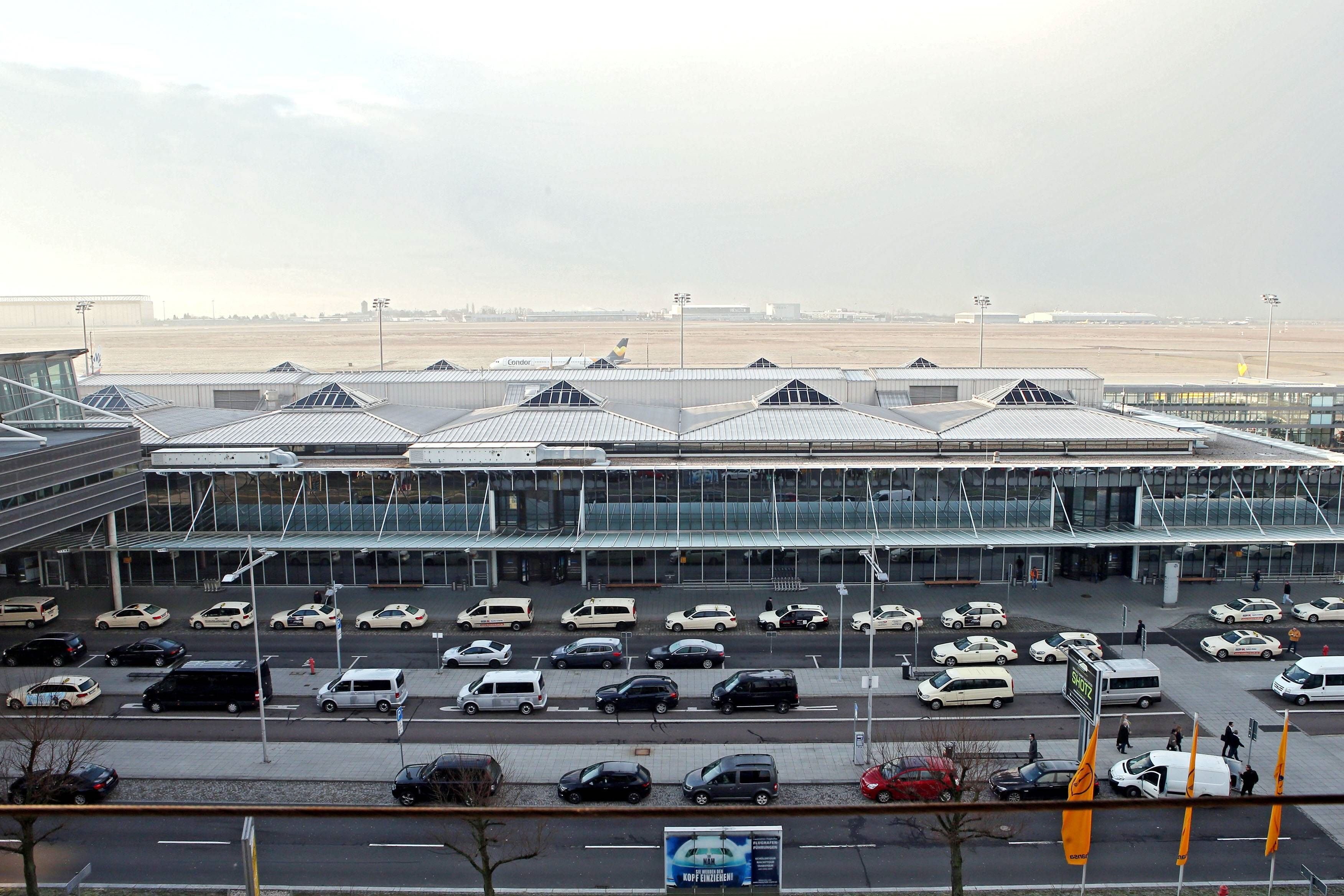 Der Flughafen Leipzig/Halle.