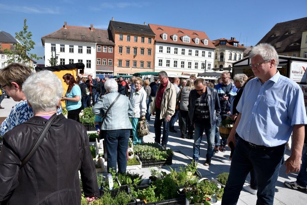Nach der Sanierung des Weißenfelser Marktplatzes fand dort im Frühjahr 2019 wieder der erste Bauernmarkt statt. In diesem Herbst soll nun alles ein wenig anders werden.