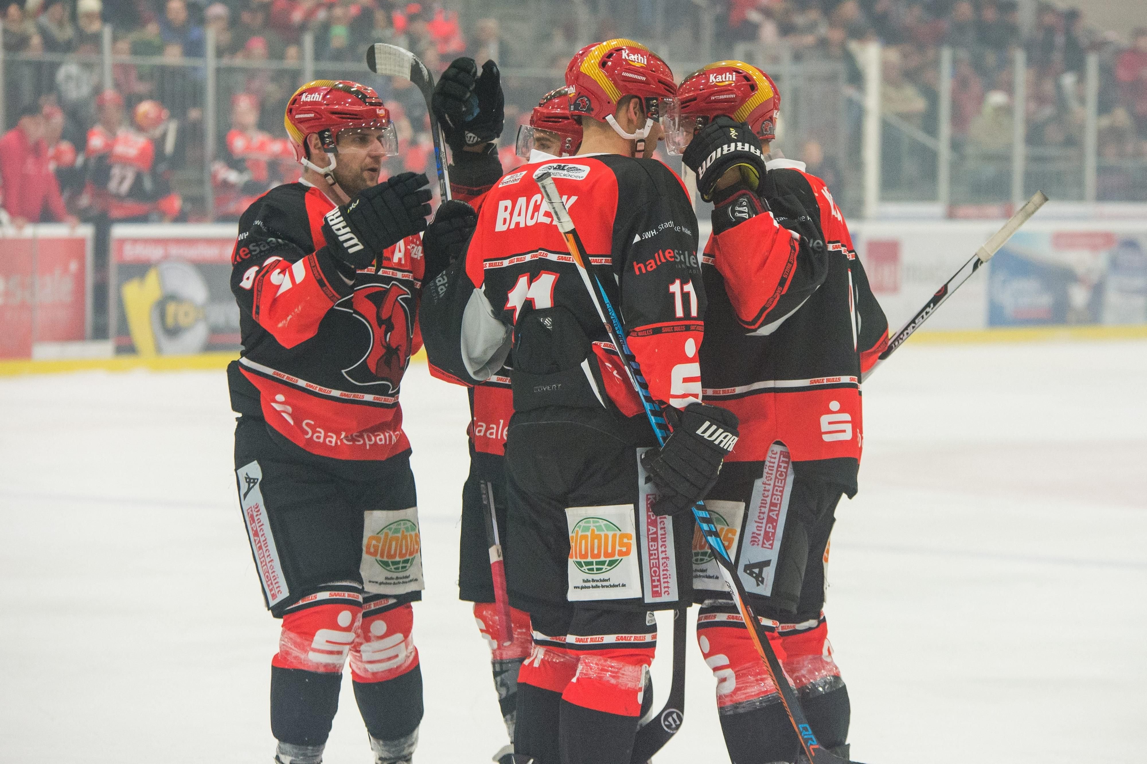 Hatten gegen die IceFighters nichts zu jubeln - die Saale Bulls
