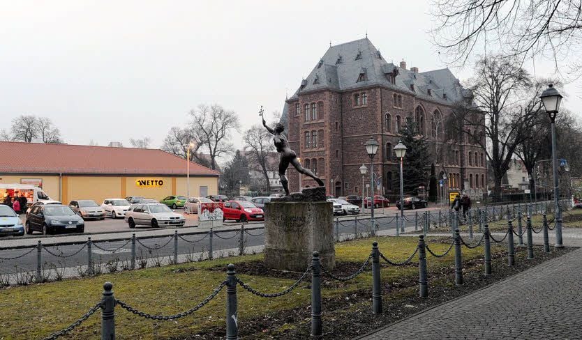 So sieht der Eisleber Schloßplatz heute aus.
