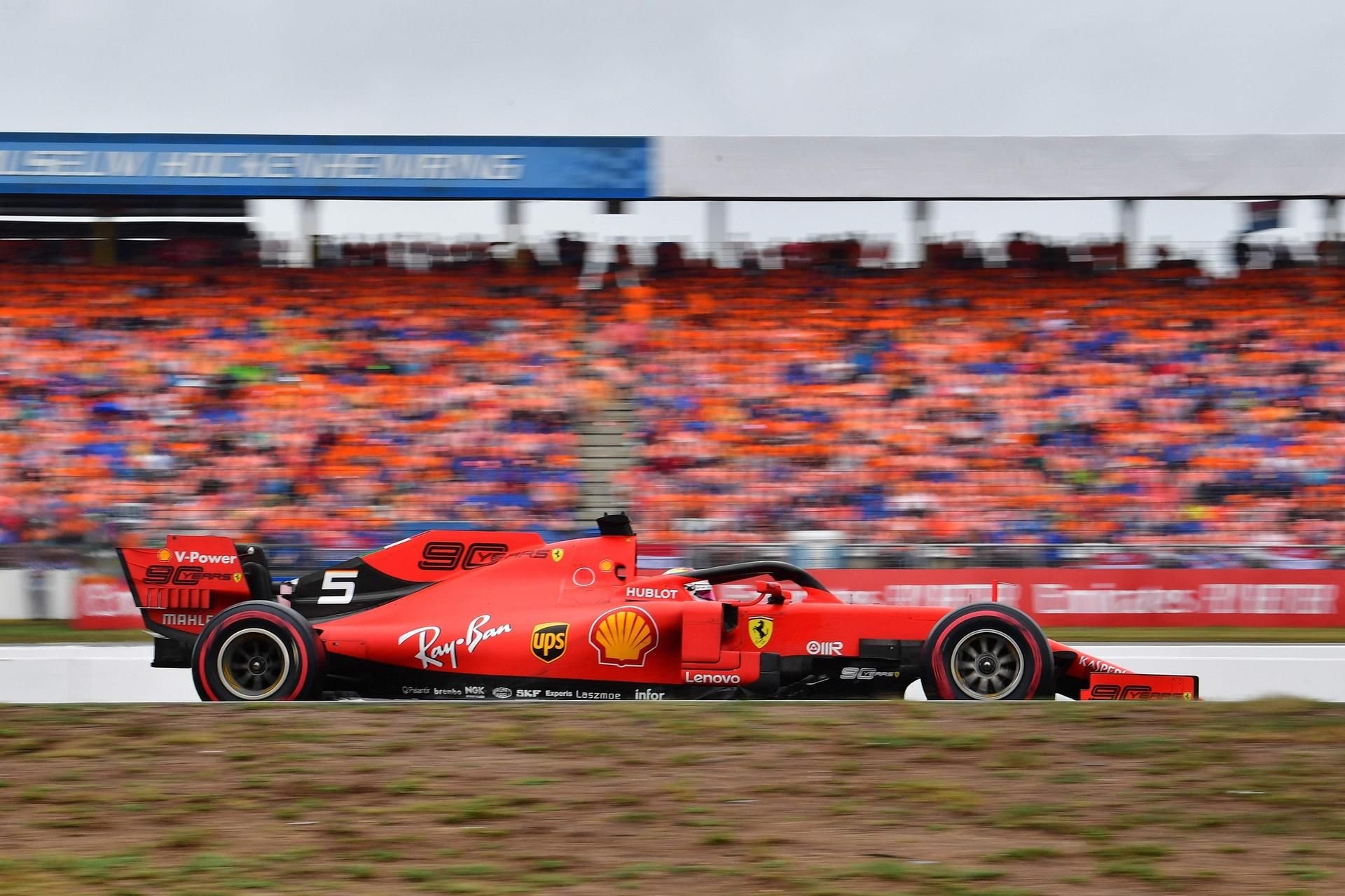 Sebastian Vettel landete auf dem Hockenheimring auf Platz zwei.