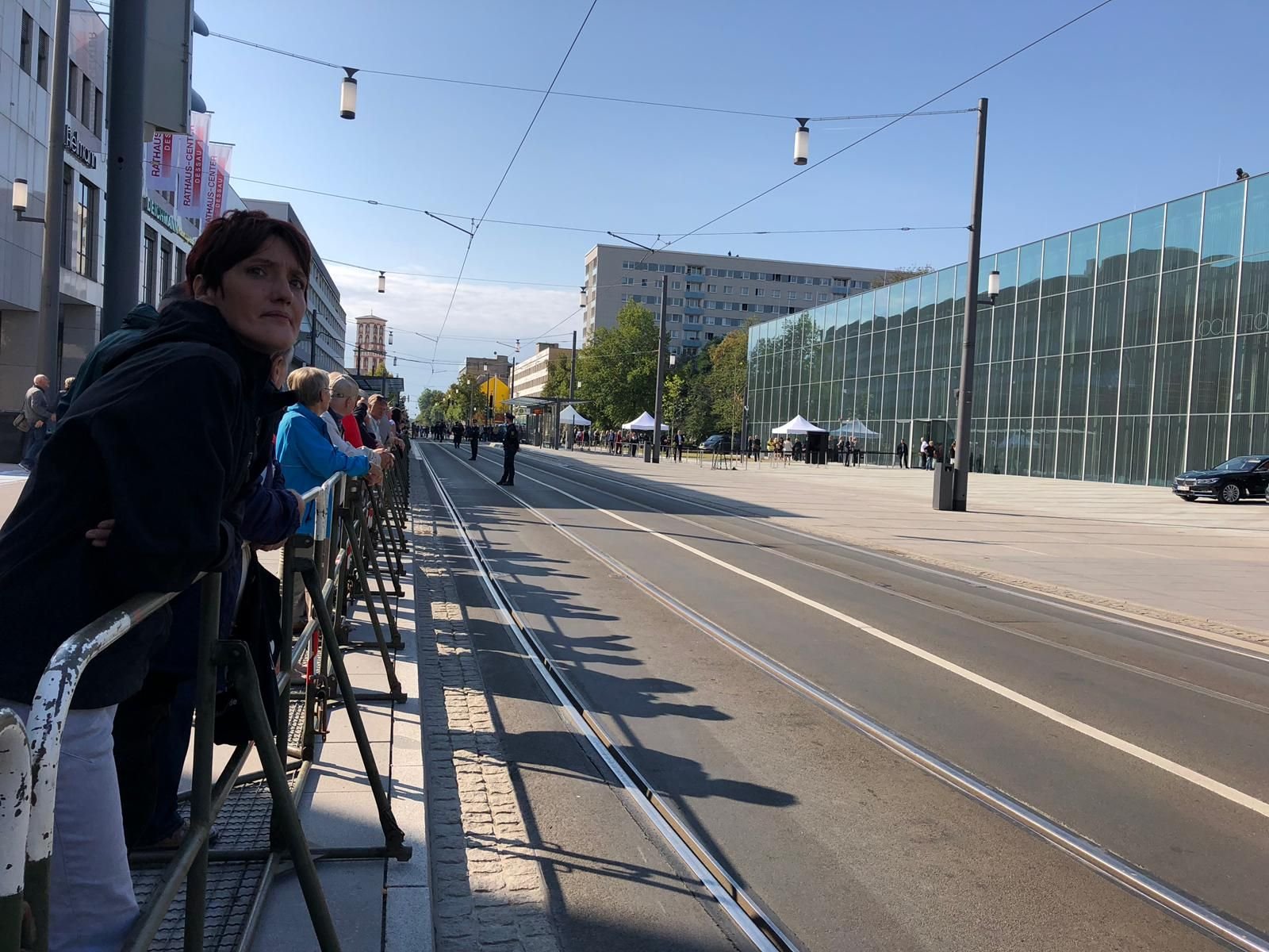 Warten auf den Festakt