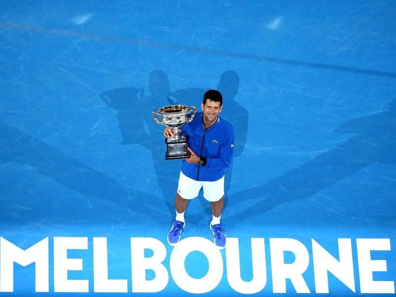 Die Preisgelder bei den Australian Open in Melbourne werden 2020 hoch wie nie sein. Foto: Hamish Blair/AAP/dpa