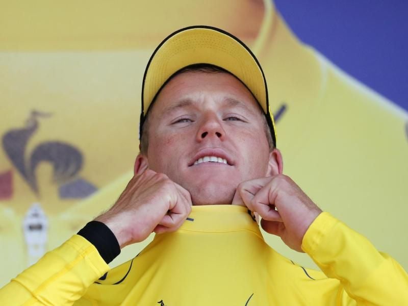 Der Niederländer Mike Teunissen will das Gelbe Trikot verteidigen. Foto: Christophe Ena/AP