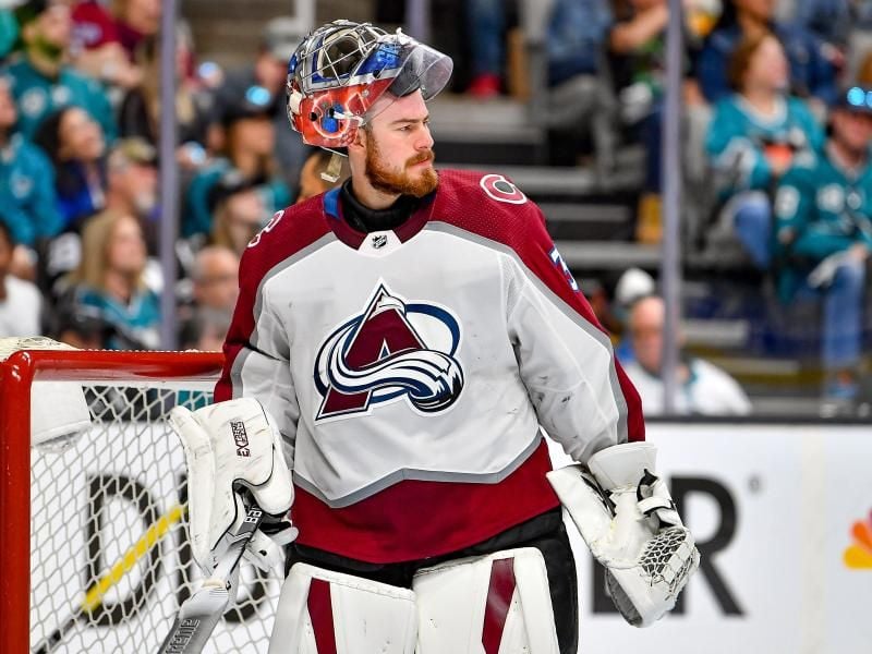 Konnte trotz einer starken Leistung die Niederlage gegen San Jose nicht verhindern: Philipp Grubauer. Foto: Chris Brown/CSM via ZUMA Wire