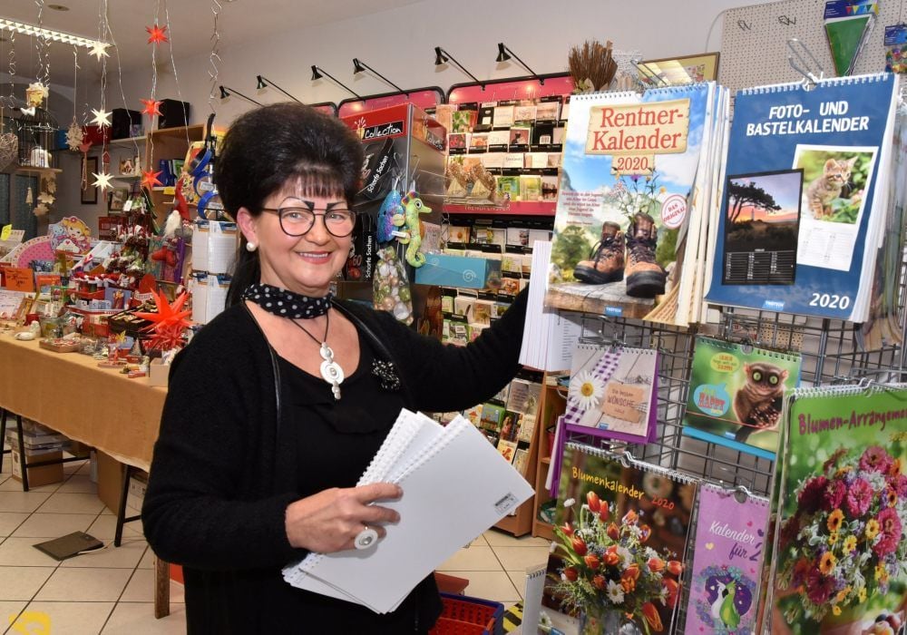 Auf rund 100 Quadratmetern Ladenfläche verkauft Ramona Bröckert Briefpapier, Schreibutensilien, Bastelmaterial, Glückwunschkarten und Kalender. Jetzt will sie ihr Schreibwarengeschäft samt Sortiment abgeben.