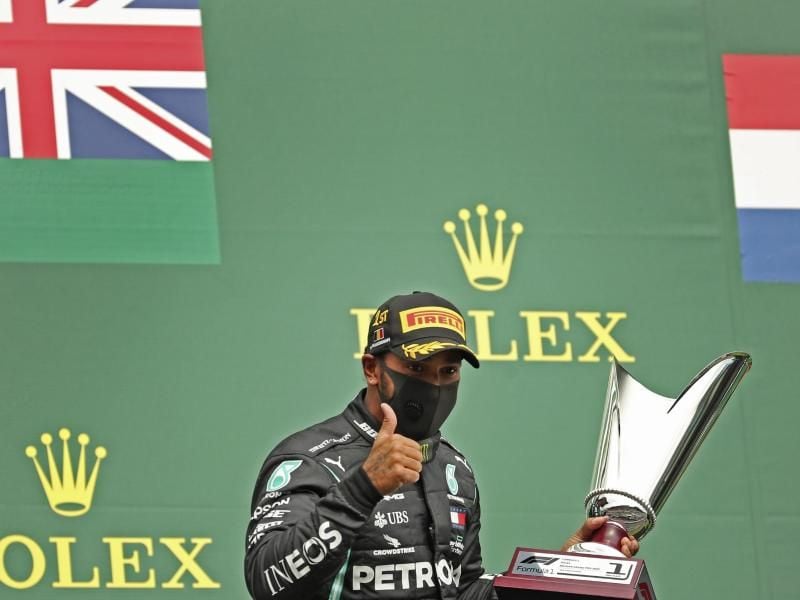 Lewis Hamilton war beim Großen Preis von Belgien nicht zu schlagen. Foto: Francisco Seco/POOL AP/AP/dpa