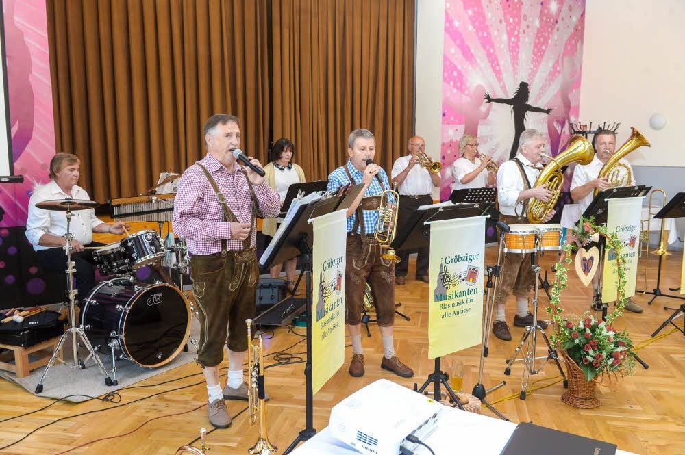 Die Gröbziger Musikanten feierten am Samstag ihr 50-jähriges Jubiläum.