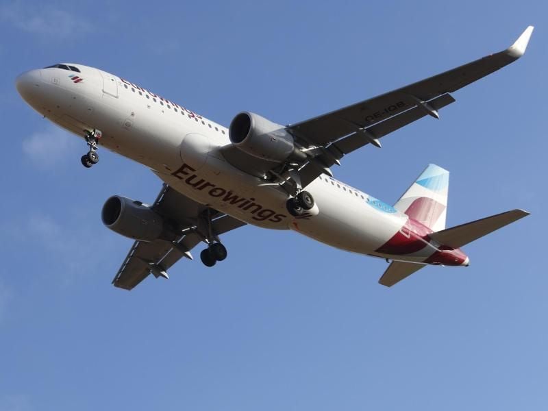 Ein Eurowings-Flugzeug. Foto: Clara Margais/dpa/Symbolbild