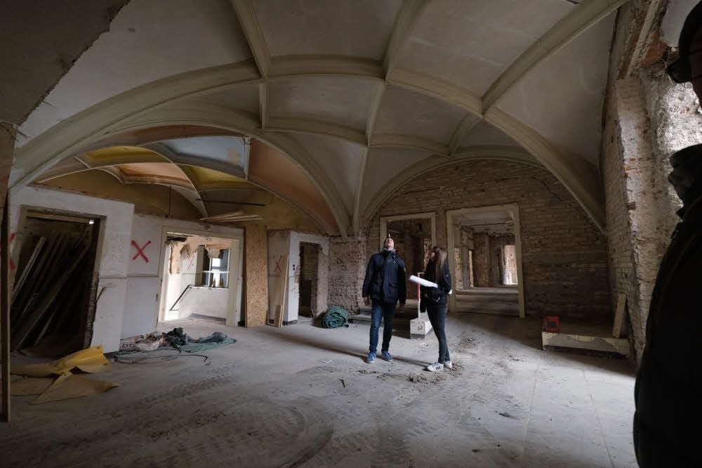 Nach vielen Jahren des Leerstands wird der historische Gebäudekomplex in der Innenstadt demnächst saniert.
