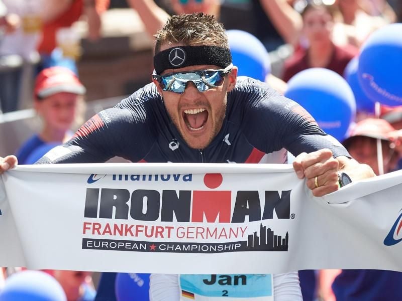 Jan Frodeno wurde in Frankfurt Ironman-Europameister. Foto: Thomas Frey