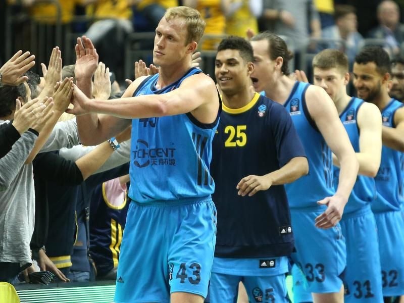 Die Spieler von ALBA Berlin wollen in Valencia den großen Coup landen. Foto: Andreas Gora