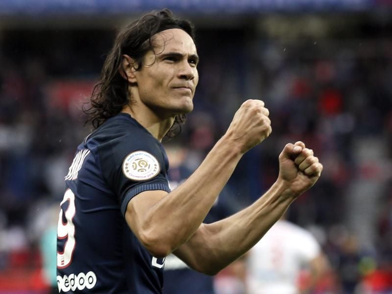 Edinson Cavani schoss Paris Saint Germain im Alleingang zum Sieg. Foto: Etienne Laurent