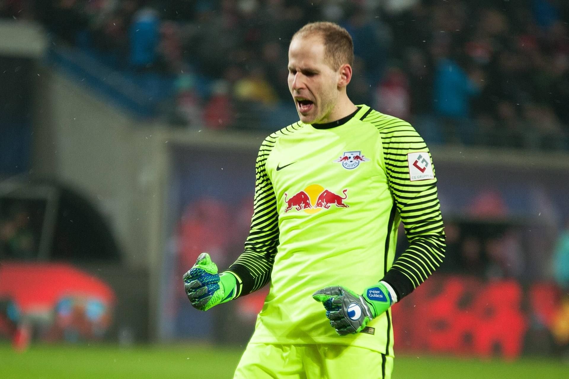 RB Leipzigs Torhüter Peter Gulacsi.