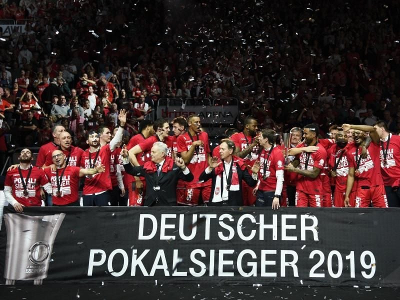 Brose Bamberg wurde in diesem Jahr deutscher Basketball-Pokalsieger. Foto: Nicolas Armer