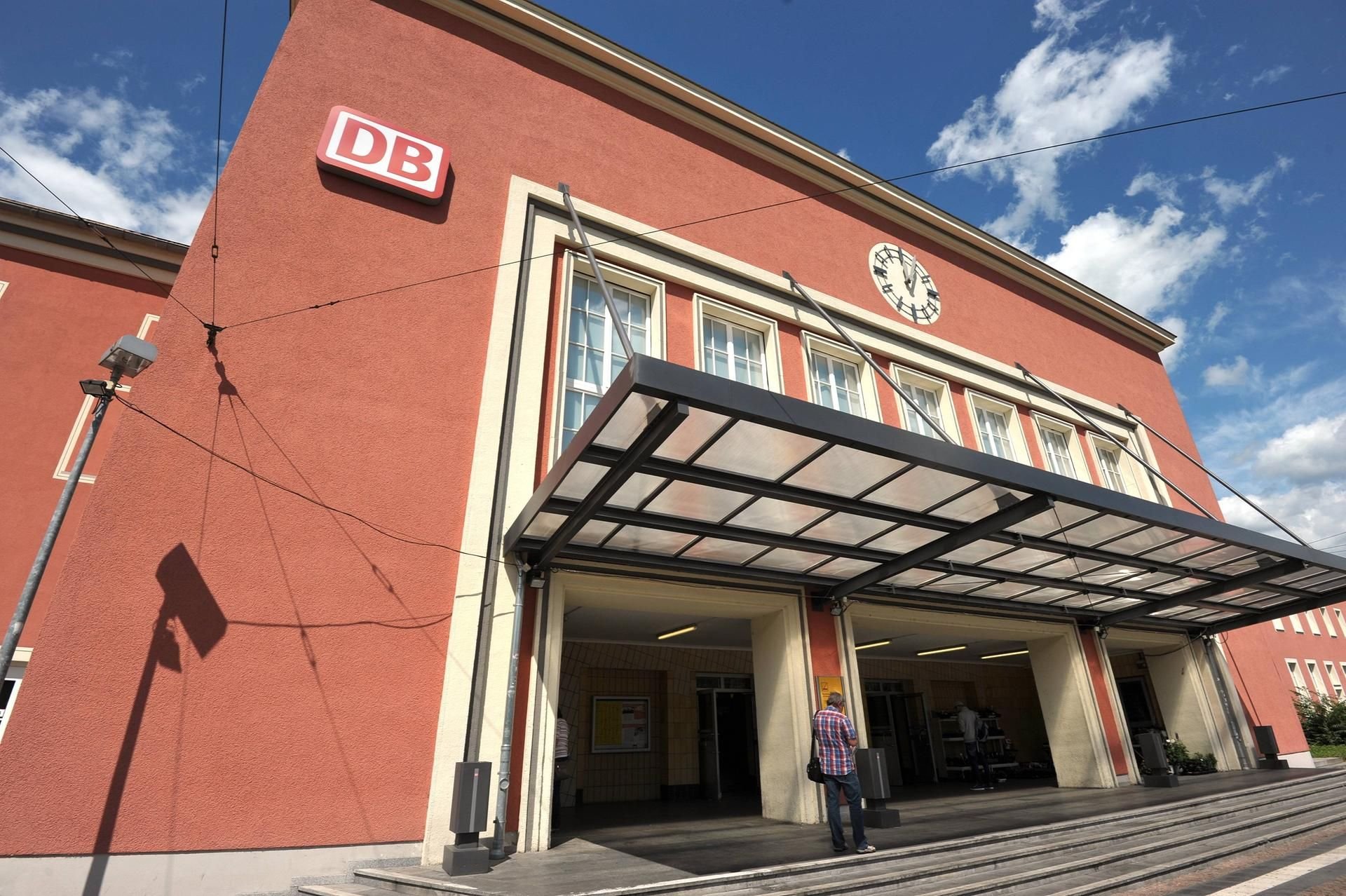 Der Hauptbahnhof in Dessau.