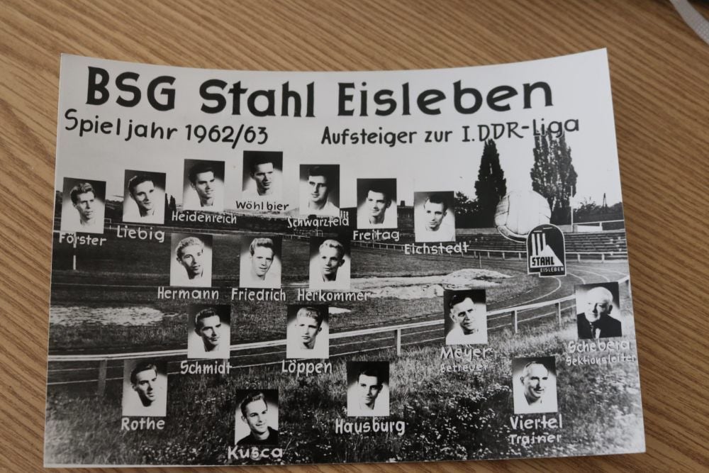 Stahl Eisleben war eine Spielserie lang in der DDR-Liga zu Hause.