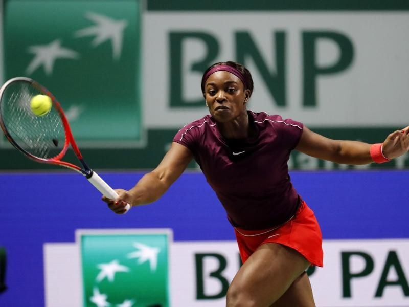Sloane Stephens besiegte in Singapur Naomi Osaka. Foto: Vincent Thian/AP