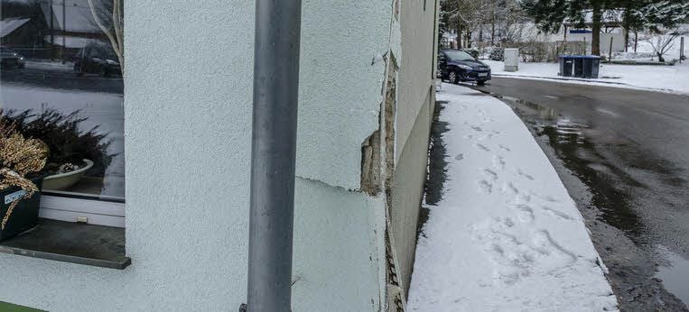 Wer hat diese Delle verursacht?