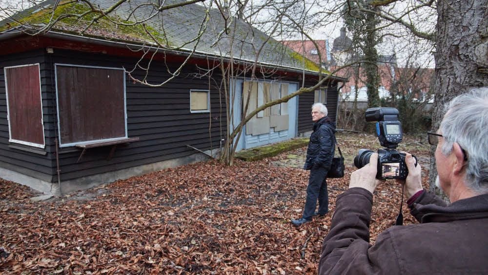 Das 1935/36 errichtete Gymnastikhaus von Magdalene Trenkel am Rande des Stadtparks Alte Bibel. Die Stadt Bernburg will nun die hölzerne Baracke abreißen lassen.