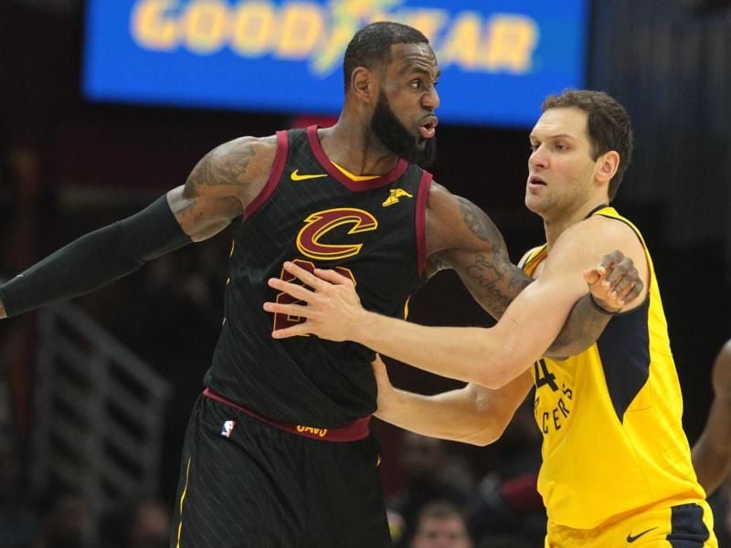 Führte die Cleveland Cavaliers zum ersten NBA-Playoff-Sieg gegen die Indiana Pacers: Superstar LeBron James Foto: Leah Klafczynski