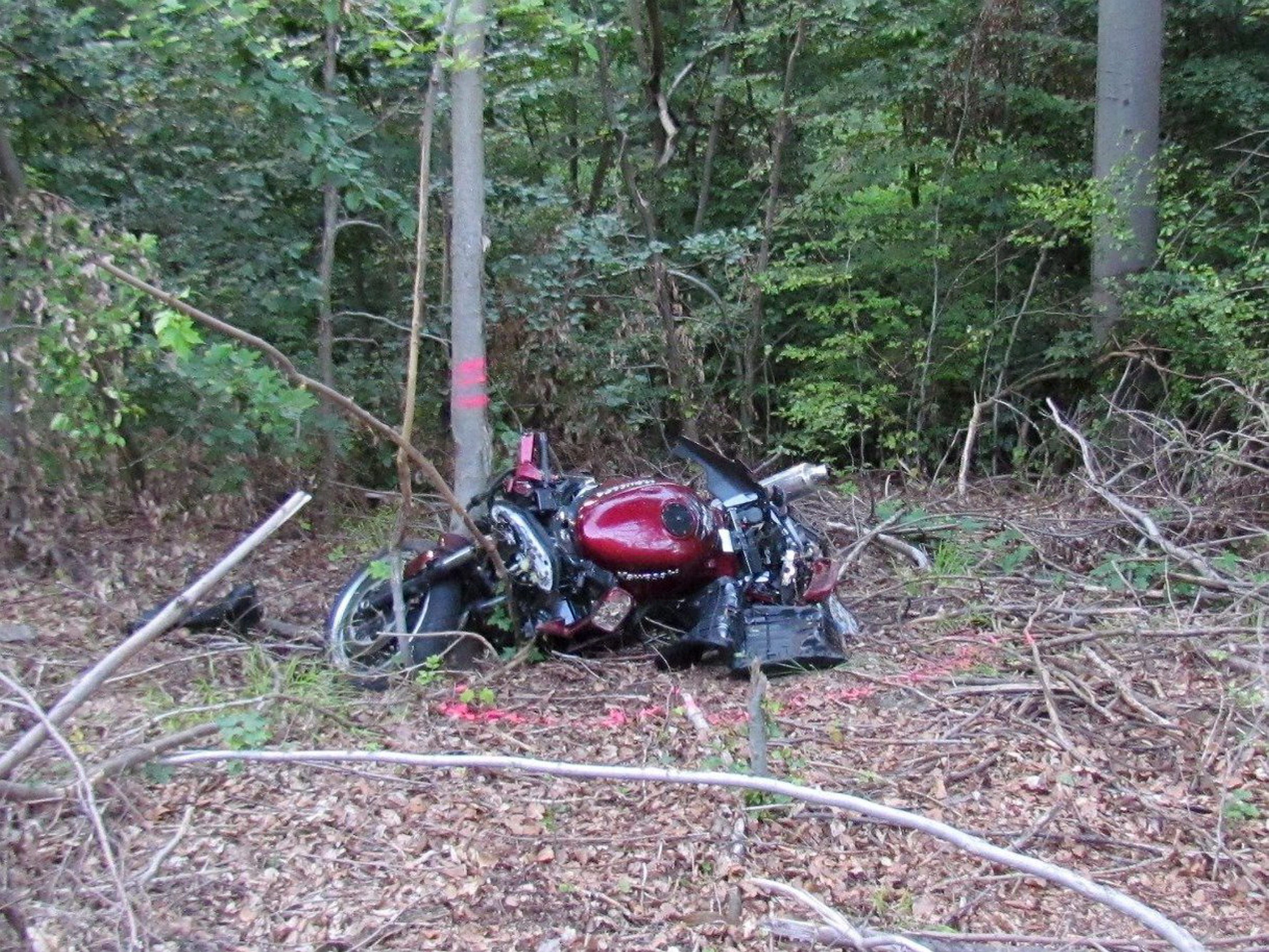Die zerstörte Kawasaki