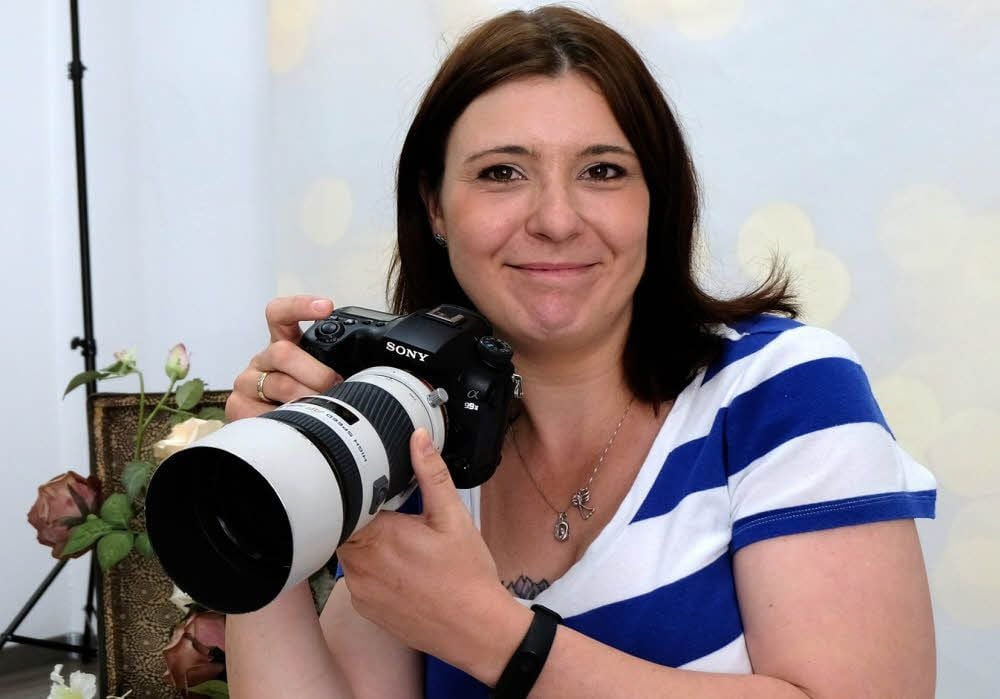 Fotografin Katrin Liedtke wagt nach dem Brand am Jessener Markt den zweiten Neuanfang.