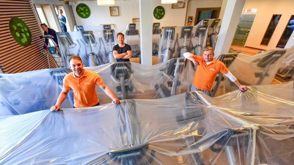 Kreatives Fitnessstudio : Fitnessstudio geschlossen: Das \