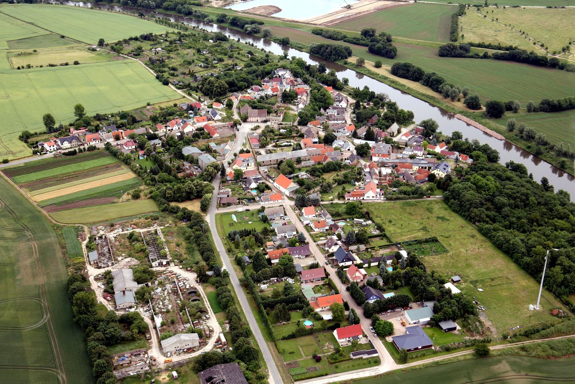 Rund 200 Menschen leben in Großwirschleben, einem Ortsteil der Gemeinde Plötzkau in der Verbandsgemeinde Saale-Wipper.