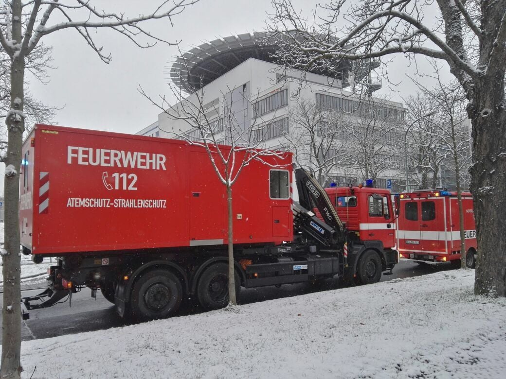 Rettungseinsatz am Uniklinikum Halle