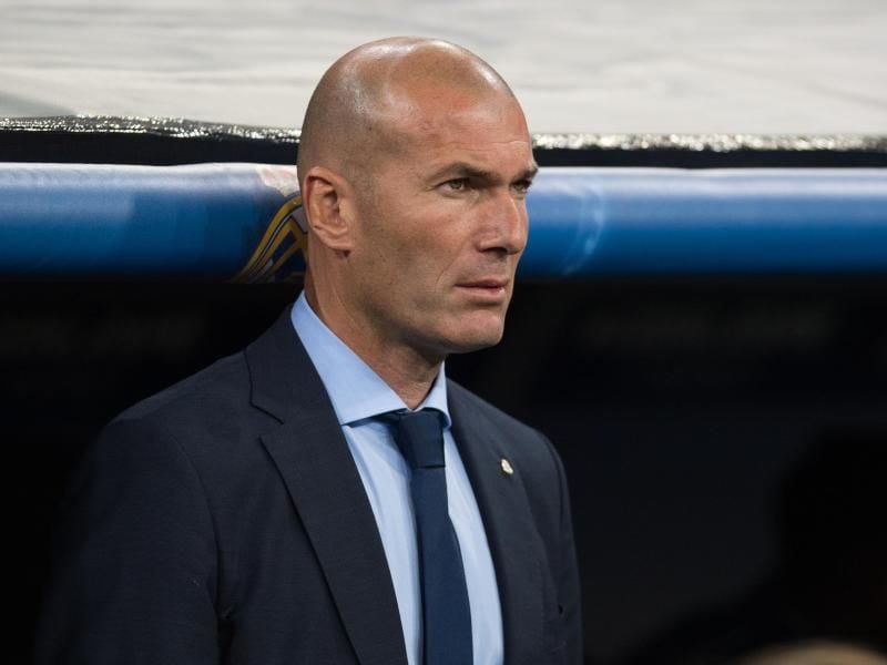 Zinedine Zidane hat seinen Vertrag als Trainer von Real Madrid verlängert. Foto: Mateo Villalba