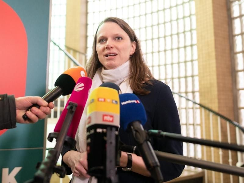 Melanie Leonhard (SPD) - Sozialsenatorin von Hamburg. Foto: Daniel Reinhardt/dpa/Archivbild