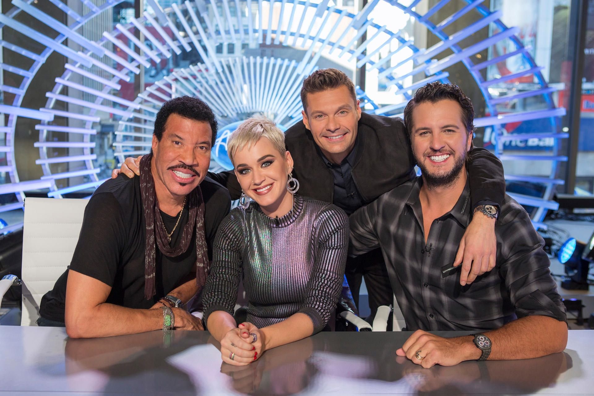 Katy Perry und ihre Jury-Kollegen bei der US-Fernsehshow „American Idol“.