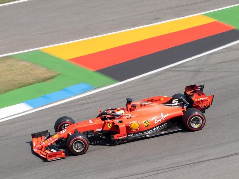 Schnellster beim ersten Training in Hockenheim: Sebastian Vettel. Foto: Sebastian Gollnow
