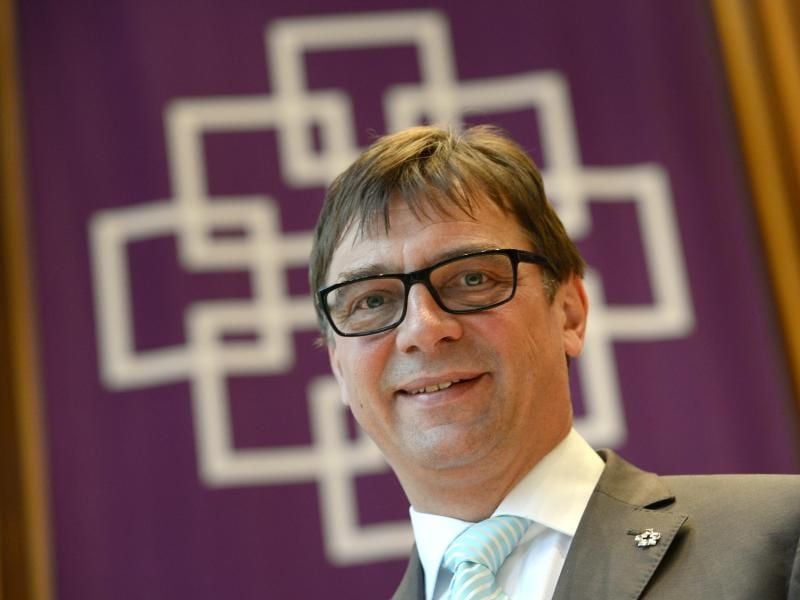 Volker Jung, Präsident der Evangelischen Kirche in Hessen und Nassau (EKHN). Foto: A.Dedert/Archiv