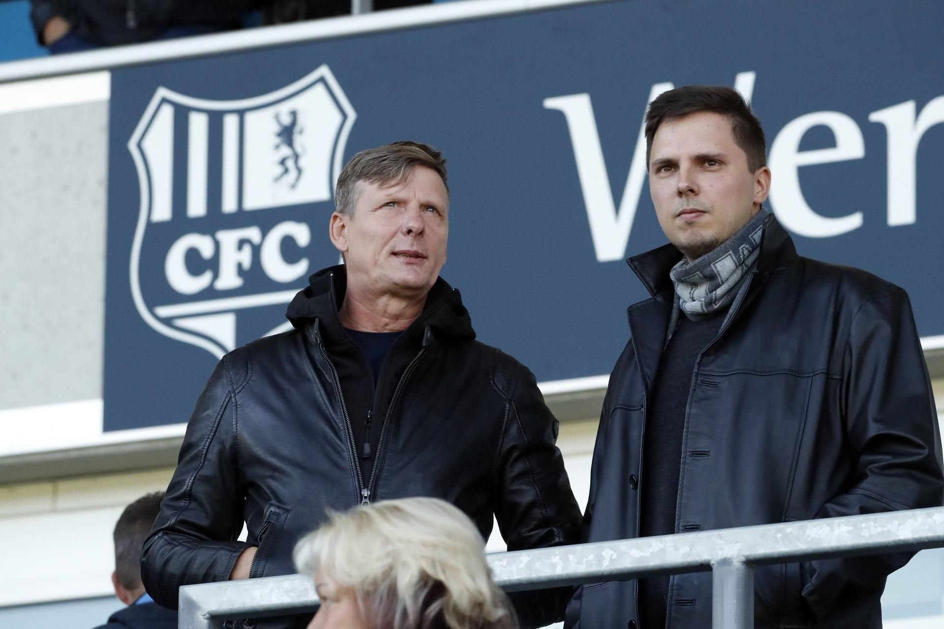 Uwe Bauch (links) und Norman Löster (rechts) sollen beim Chemnitzer FC zurückgetreten sein.