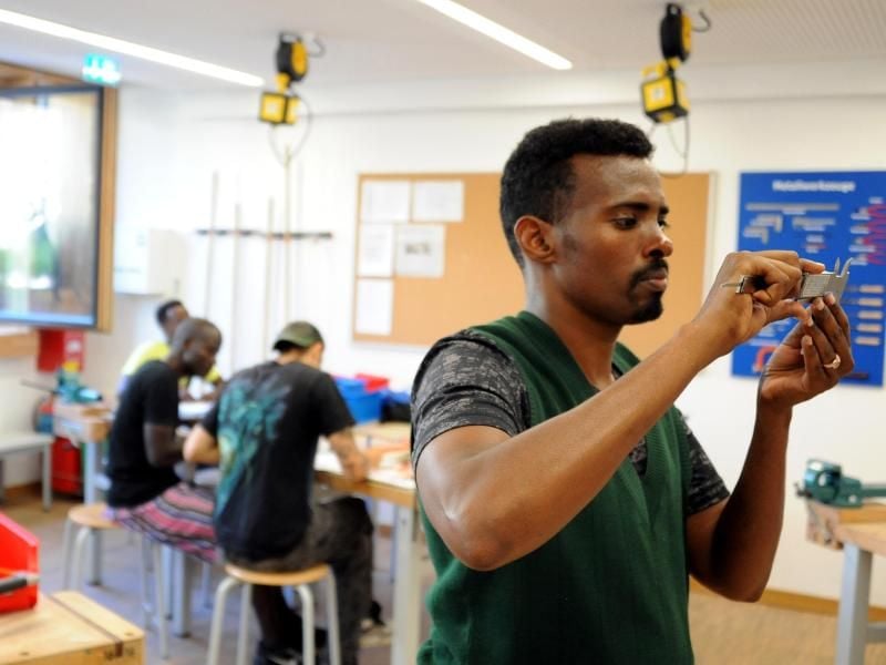 Arbeits- und Qualifizierungsprojekt für Flüchtlinge. Foto: Marco Hadem