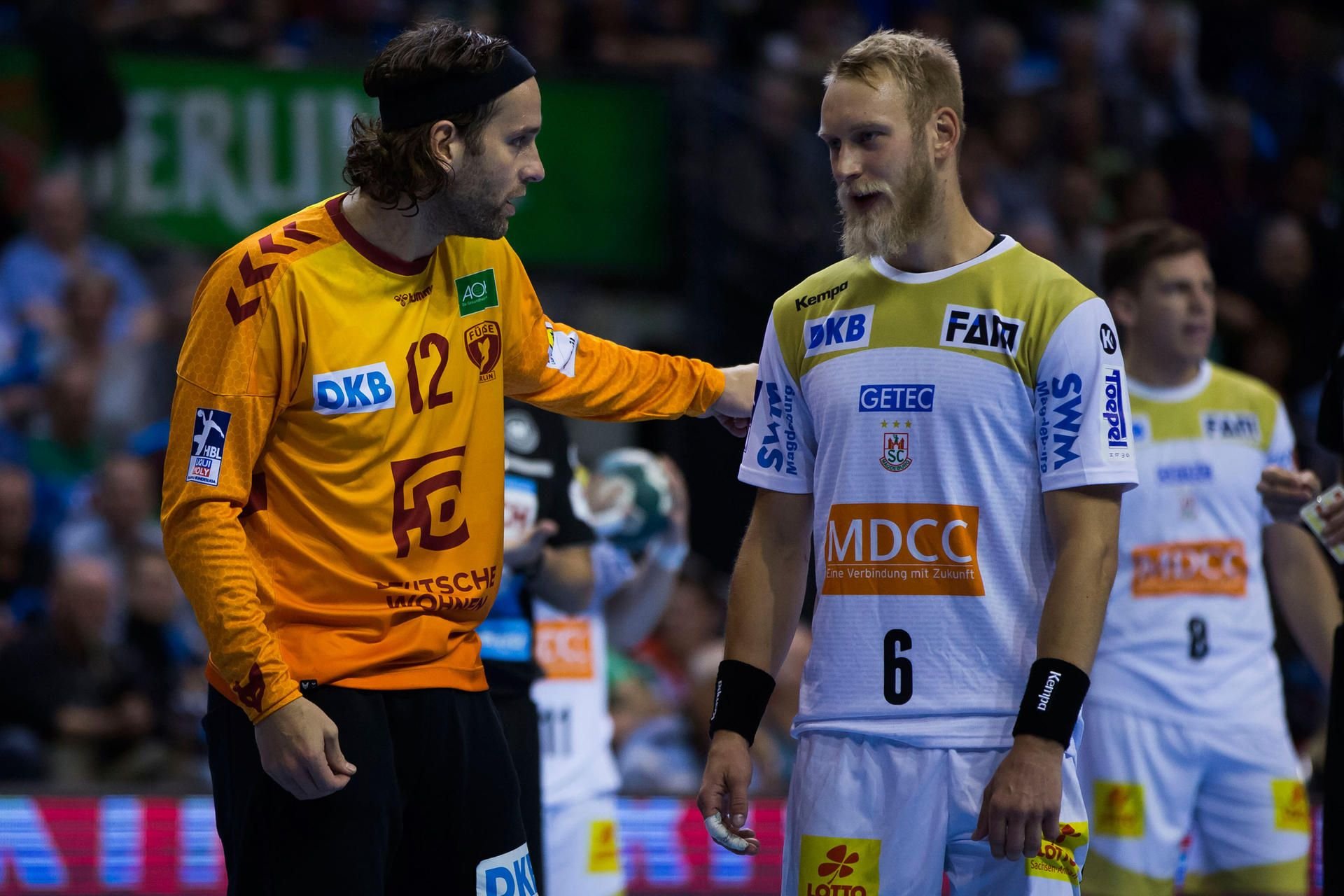 Silvio Heinevetter (l.) und Matthias Musche (r.) fehlen im Kader der deutschen Handball-Nationalmannschaft.