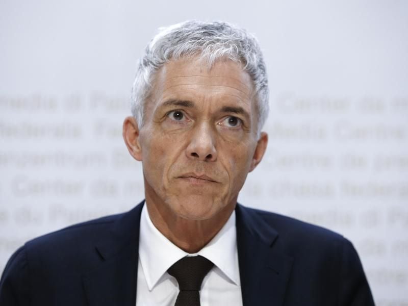 Wird von seinem Amt zurücktreten: Der Schweizer Bundesanwalt Michael Lauber. Foto: Peter Klaunzer/KEYSTONE/dpa