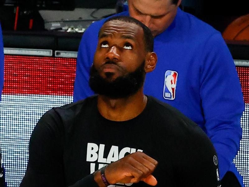 Gratulierte Joe Biden zum Wahlsieg: Basketball-Star LeBron James. Foto: Kevin C. Cox/Pool Getty Images/AP/dpa
