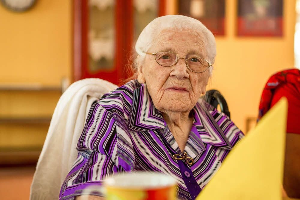 Hilda Wesser ist am Dienstag 107 Jahre alt geworden.