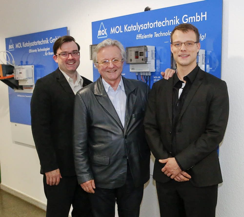Jan, Jürgen und Christoph Koppe (v.l.) sind ein schlaues Team, das gemeinsam mit seinen Mitarbeitern immer wieder Preise erhält.