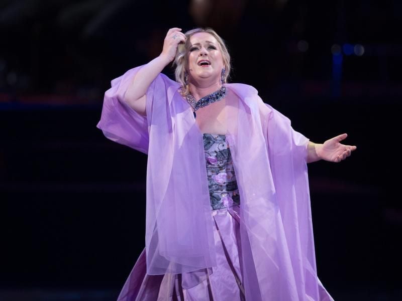 Diana Damrau wird geehrt. Foto: Sebastian Kahnert