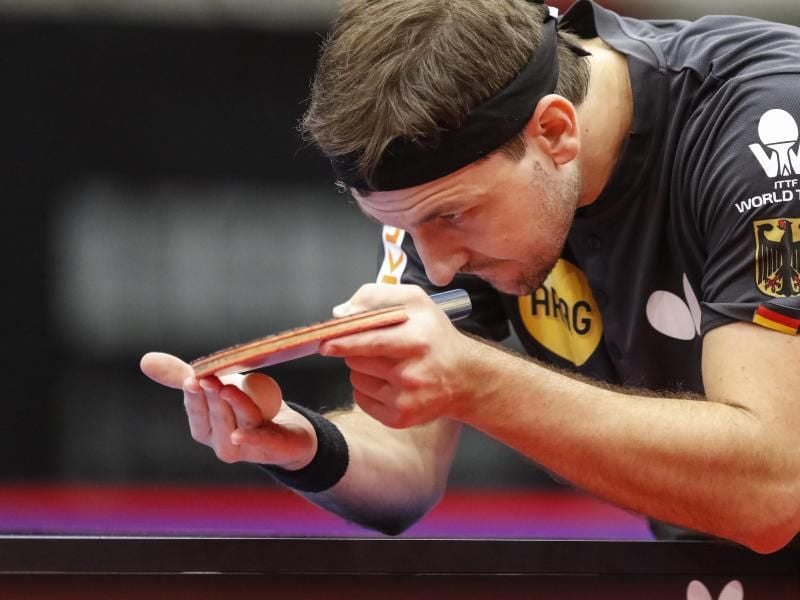 Timo Boll trifft im EM-Halbfinale auf seinen Landsmann Patrick Franziska. Foto: Abel F. Ros