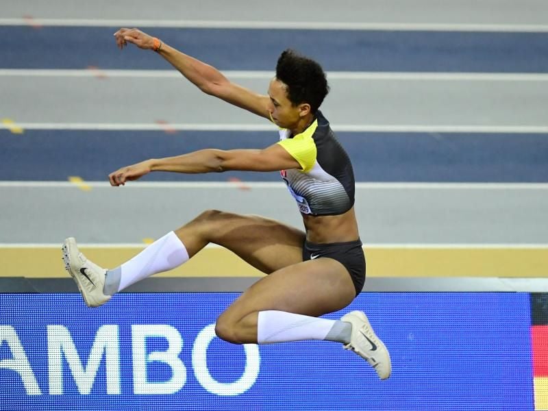 Glänzte in Rom: Malaika Mihambo. Foto: Soeren Stache