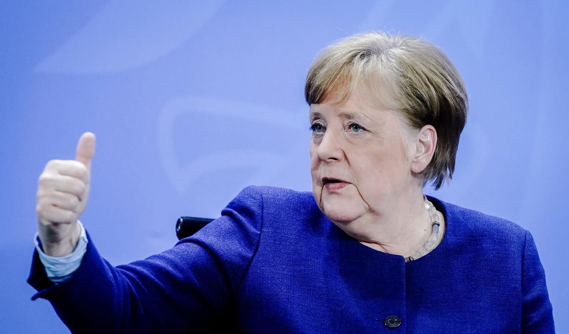 Bundeskanzlerin Angela Merkel ruft in der Corona-Krise zu internationaler Solidarität auf.