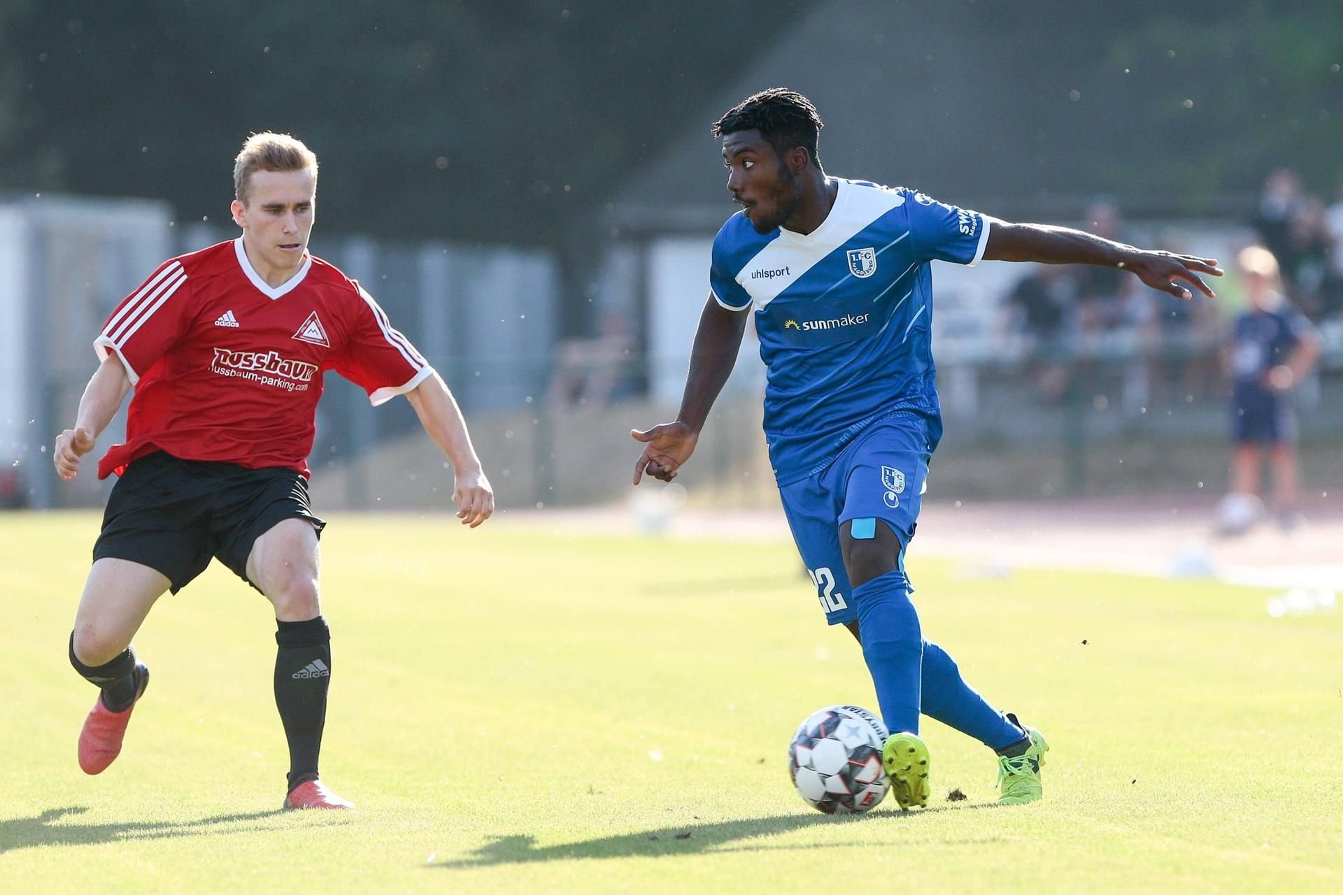 Manfred Osei Kwadwo gab beim FCM-Sieg in Markranstädt sein Comeback.