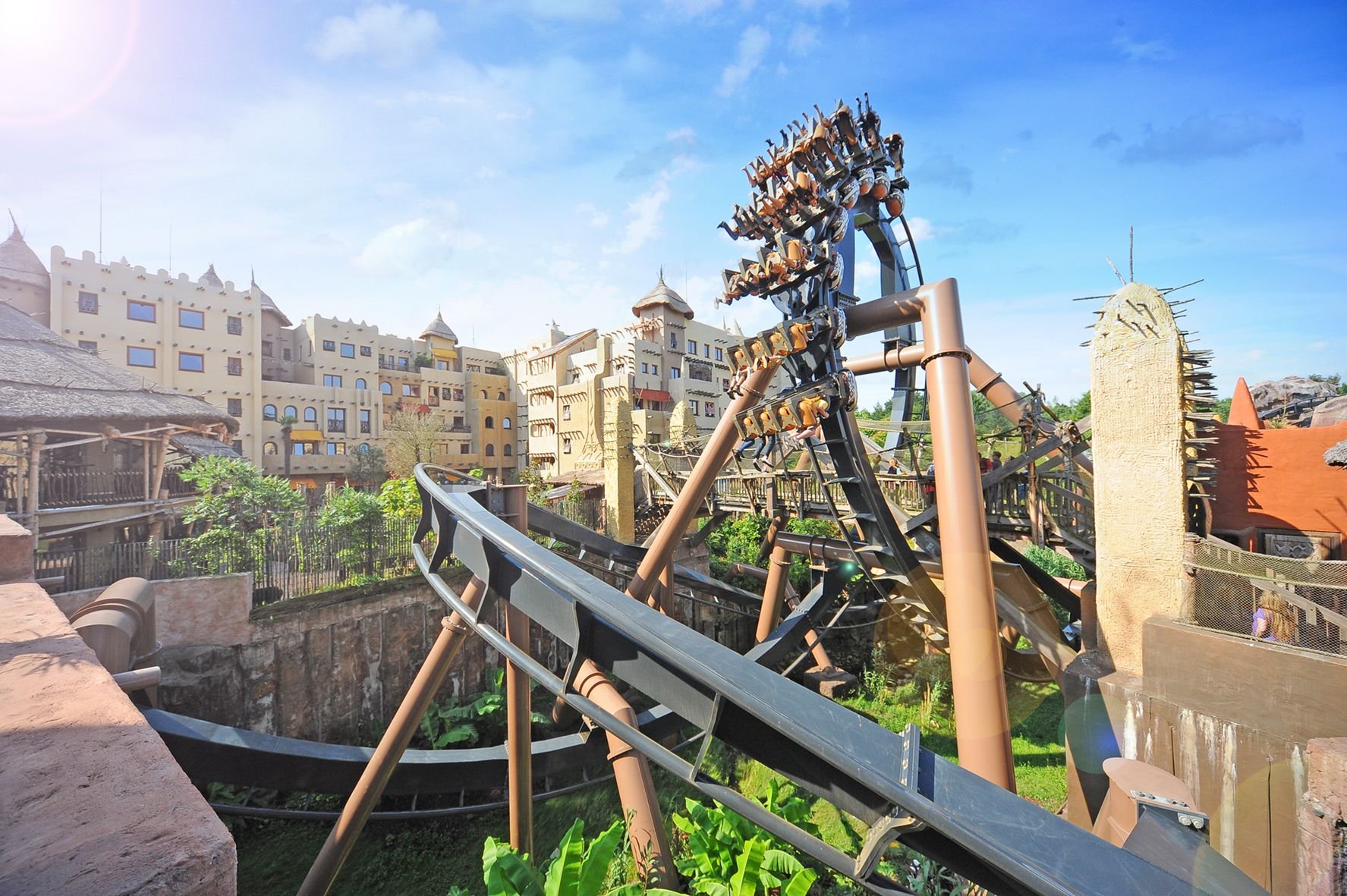 Szene aus dem Phantasialand in Brühl bei Köln