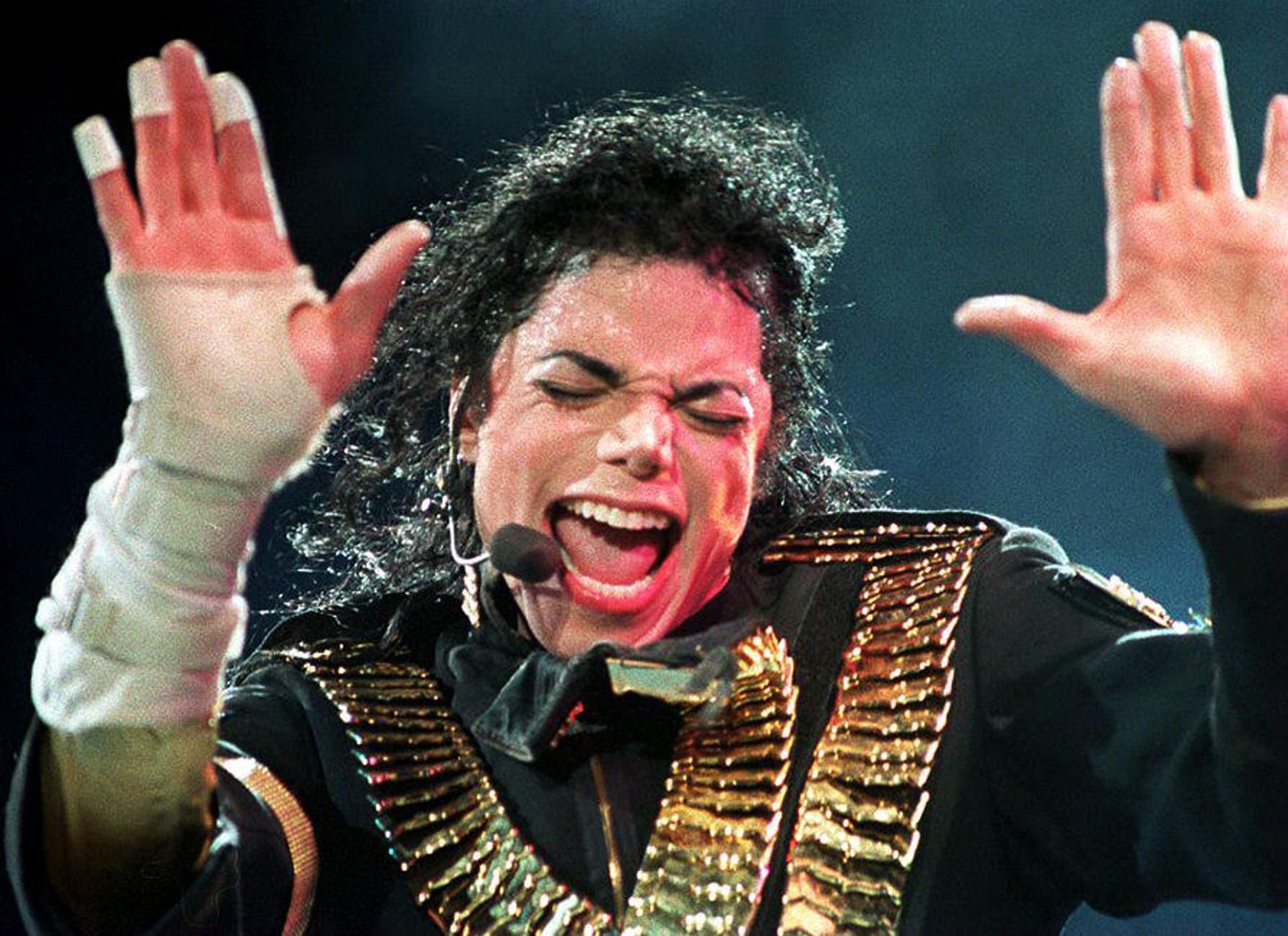Michael Jackson im Jahr 1993 bei einem Auftritt in Singapur.